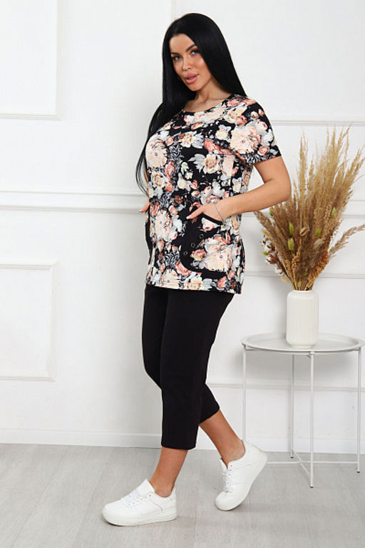 Костюм с бриджами (00966, бежевый) - Плиона фото 5