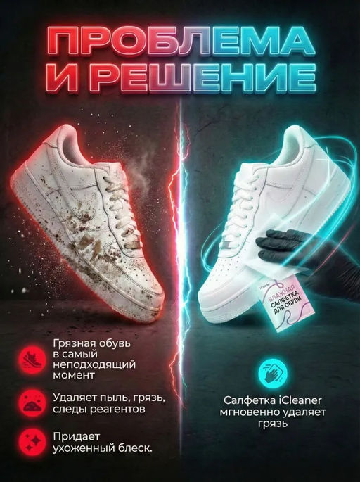 Влажные салфетки icleaner , набор 15 салфеток  фото 6