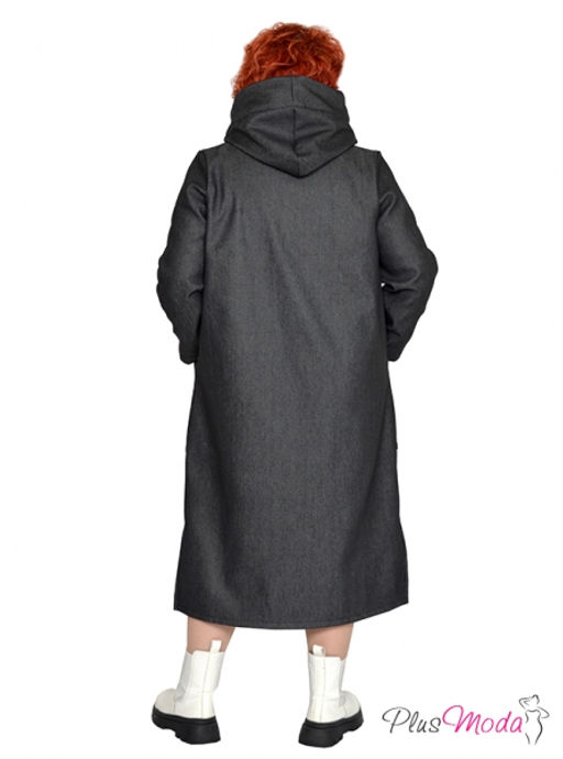 Пальто Модель №1696 размеры 44-84 - Plusmoda фото 4