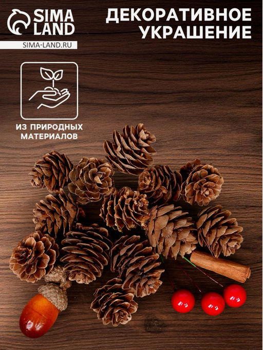 Новогодний декор Пряные шишки