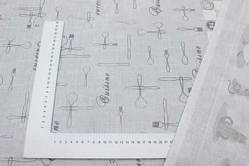 Рогожка Кулинар (по кайме), ш.1.5м, хлопок-100%, 165гр/м.кв - Купава фото 6