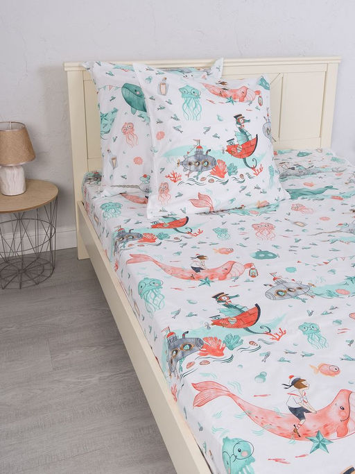 Пододеяльник 1,5-спальный, перкаль, детская расцветка (Морячок) - Ивановотекстиль фото 4