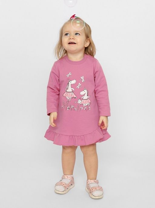 CRB wear/CSNG 63419-46-347 Платье для девочки,циклама/Ex.Cherubino  фото 3