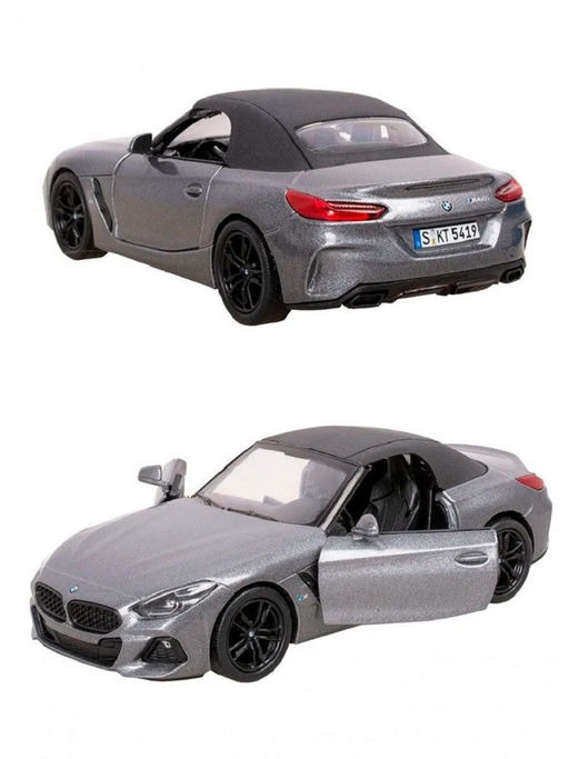 Kinsmart. Модель арт.KT5419/2 "BMW Z4" 1:34 закрытая (серая) инерц.