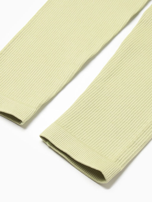 Легинсы спортивные женские MINAKU: SPORTLY, зелёные, размер 46 (L)
