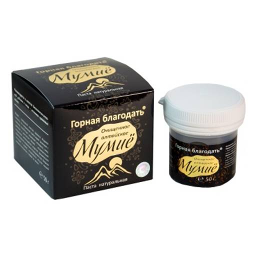Мумиё алтайское очищенное Горная благодать 50 г