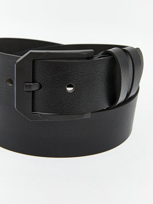 Deri G?r?n?ml? Erkek Kemer