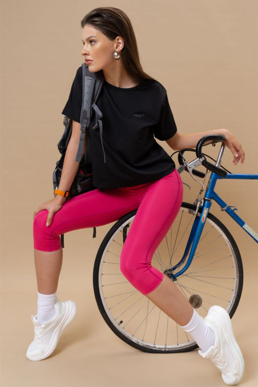 Брюки лосины укороченные спорт - Almando melado фото 5