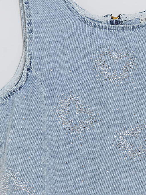 Ta?l? K?z ?ocuk Jean Elbise