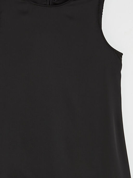 Bisiklet Yaka Dantel Detayl? Bluz