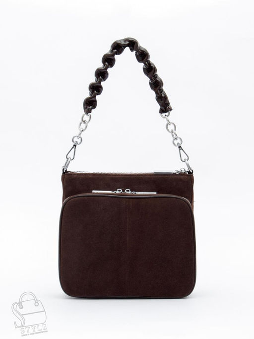 Сумка женская кожаная 2378YF d.coffee Polina&Eiterou