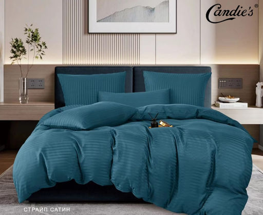 КПБ Candies Страйп сатин (узкая полоска) CANSSY009 Евро