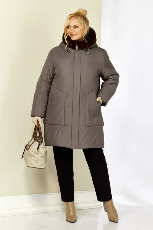 Куртка SHETTI 2208 серо-лиловый