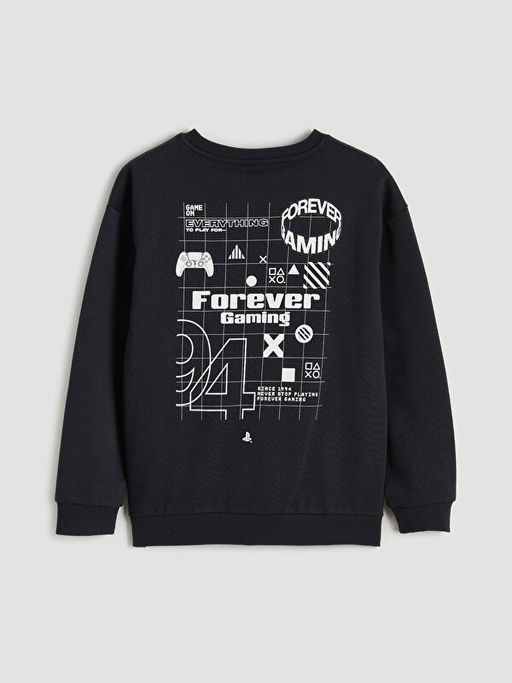 Playstation Bask?l? Erkek ?ocuk Sweatshirt