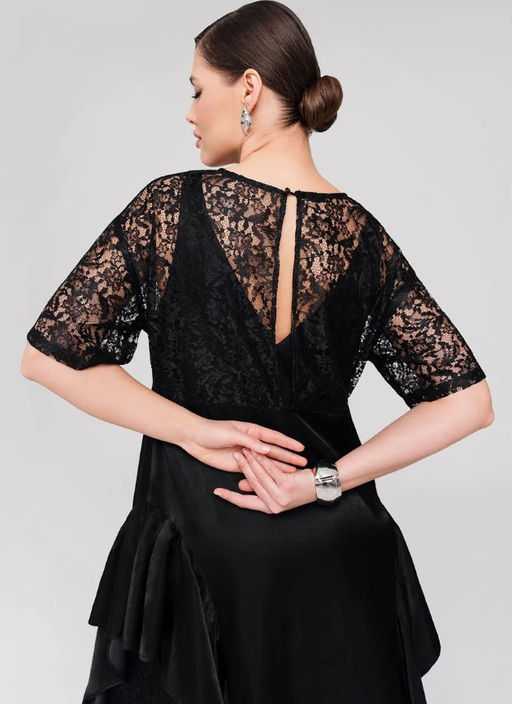 Платье вечернее нарядное с кружевом в пол - Sahar art lab фото 3