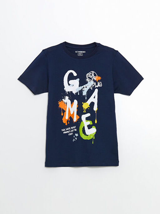 Bisiklet Yaka Erkek ?ocuk ?ortlu Pijama Tak?m? 2li