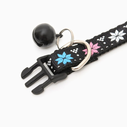 Ошейник двухслойный с фастексом Снежинка, 30 х 1 см, микс цветов - Пижон фото 5