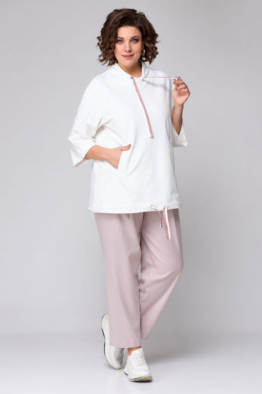 Костюм Michel Chic 1366 пудра, молоко  фото 2