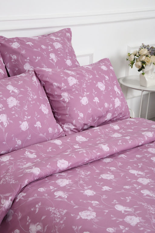 Наволочка поплин Пиония-компаньон