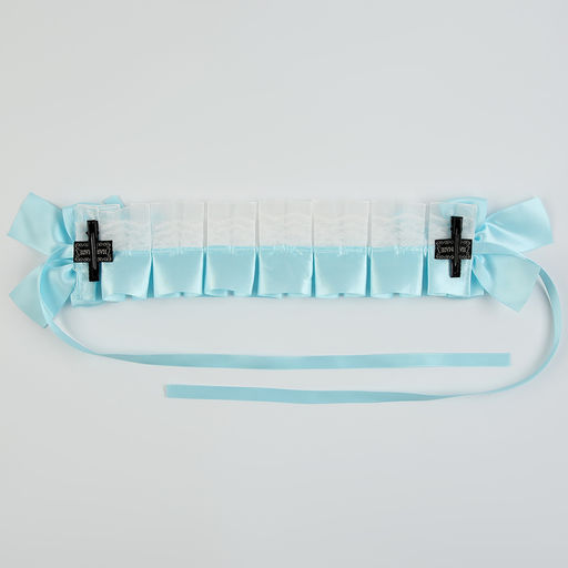 Карнавальная повязка Лолита цвет голубой с белым кружевом - Simaland фото 3