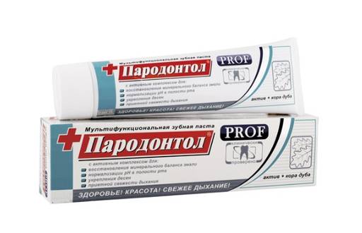 ПАРОДОНТОЛ з/паста PROF Актив+Кора дуба туб.124гр