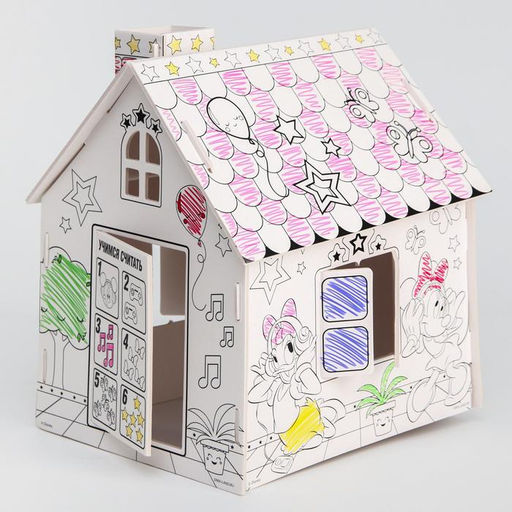 Дом-раскраска 3 в 1 Микки Маус, набор для творчества, 16 18 22 см - Disney фото 3