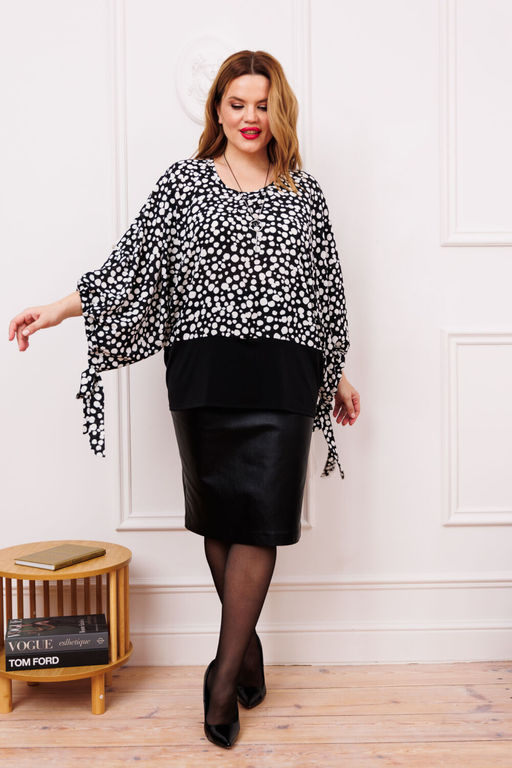 Костюм Anastasia 1182 принт/черный фото 4