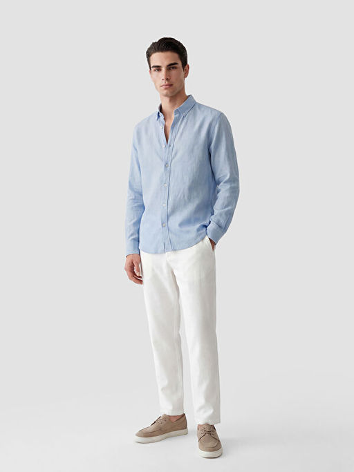 Рубашка Regular Fit Keten мужская льняная