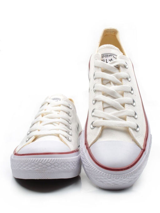 03-A555-2 WHITE Кеды мужские (текстиль)