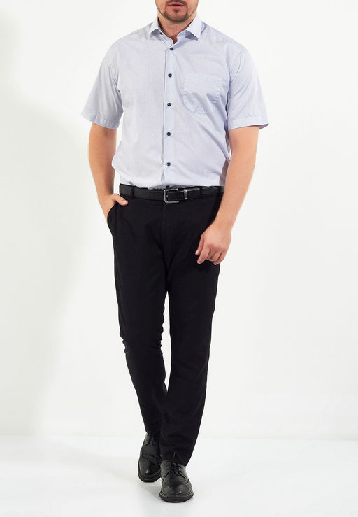 Сорочка мужская короткий рукав GREG 211/108/Z/1p STRETCH_x_GB  фото 8