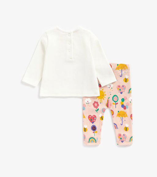 Mothercare / Футболка и легинсы в комплекте  фото 4
