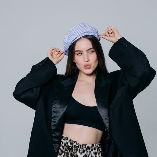 Берет в клетку, цвет голубой, р-р 56см - Overhat фото 9