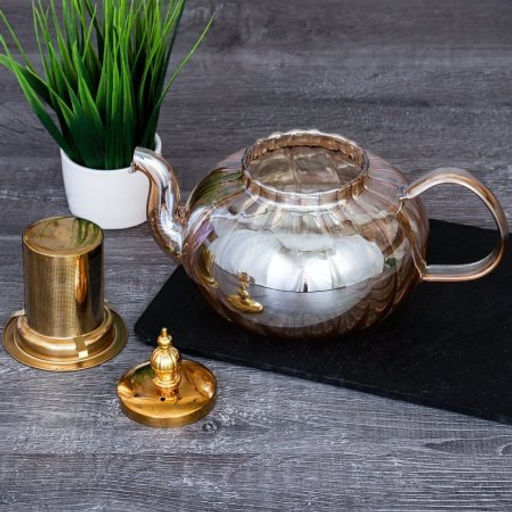 Чайник заварочный 1200 мл рифленый тонированный / LCTP5542 /уп 48/ - Галеонтрейд фото 7