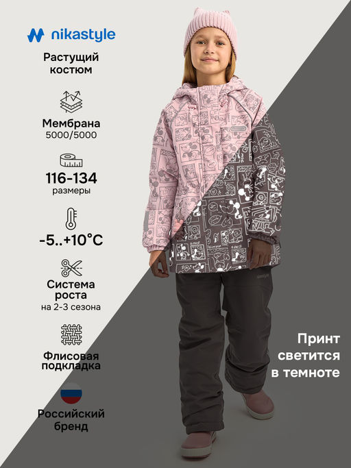 Костюм 7м2026 пудра/кофе