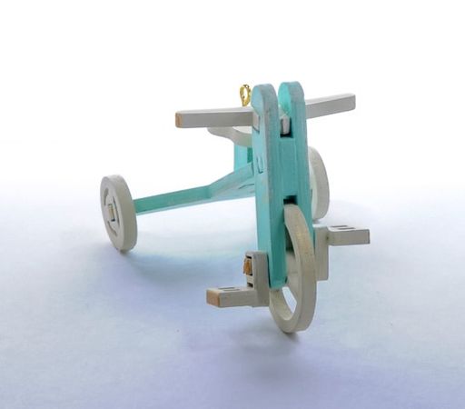 Елочная игрушка - Детский велосипед 56GG64-25804 Classic - Idh фото 5