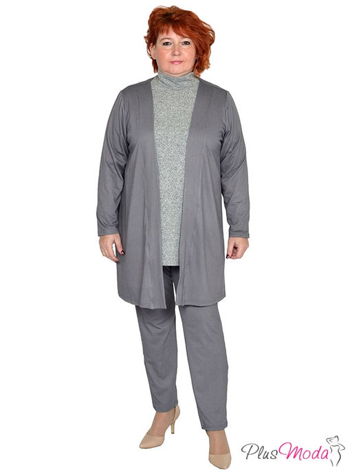 Кардиган Модель №1406 размеры 44-84 - Plusmoda фото 6