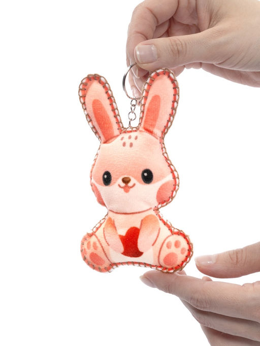 Игрушка брелок своими руками "Зайка"