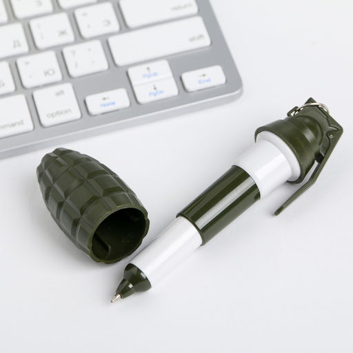 Подарочный набор, блокнот 32 листа и ручка-граната 23 февраля: Настоящему защитнику - Artfox фото 3