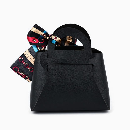 Цена за 2 шт. Сумочка подарочная «Чёрная», 12×13×5.5 см