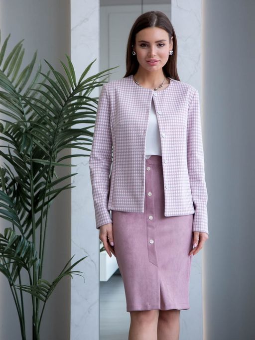 16-198 Жакет - Вишня фото 7