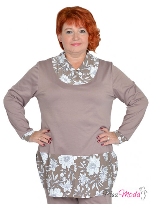 Туника Модель №1371 размеры 44-84 - Plusmoda фото 8