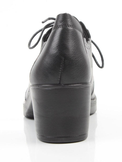 06-DHL105-D1 BLACK Туфли женские (натуральная кожа)