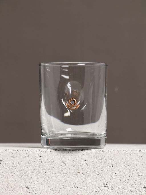 Подарочный набор «Богатства»: гель для душа виски 250 мл и стакан с пулей, Чистое счастье