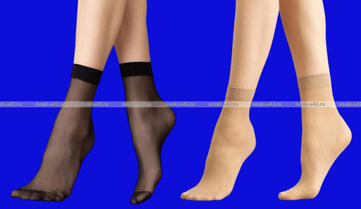 Цена за 10 пар. Носки капрон женские черные