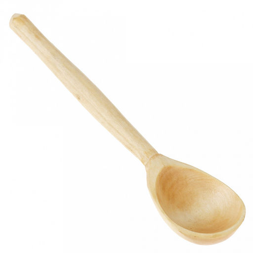 Ложка чайная деревянная 14,5х3,5х1,5см, лакированная (Россия)