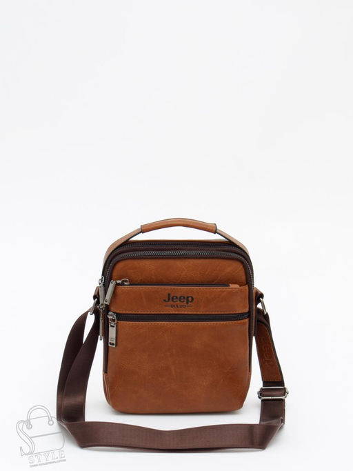 Сумка мужская 3105-2 brown Jeep - S-style фото 2