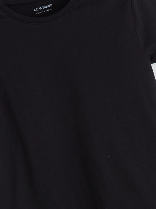 Bisiklet Yaka K?z ?ocuk Ti??rt 2li