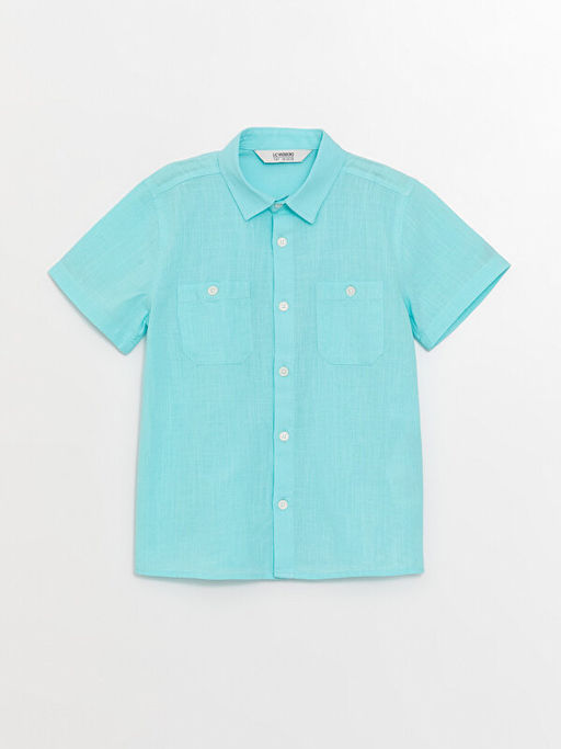 Basic K?sa Kollu Erkek ?ocuk G?mlek