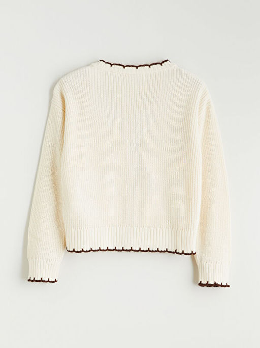 V Yaka K?z ?ocuk Triko H?rka