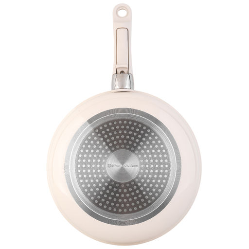 Набор посуды для приготовления со съемной ручкой smart ceramic, 7 предметов, цвета топленого молокатермо